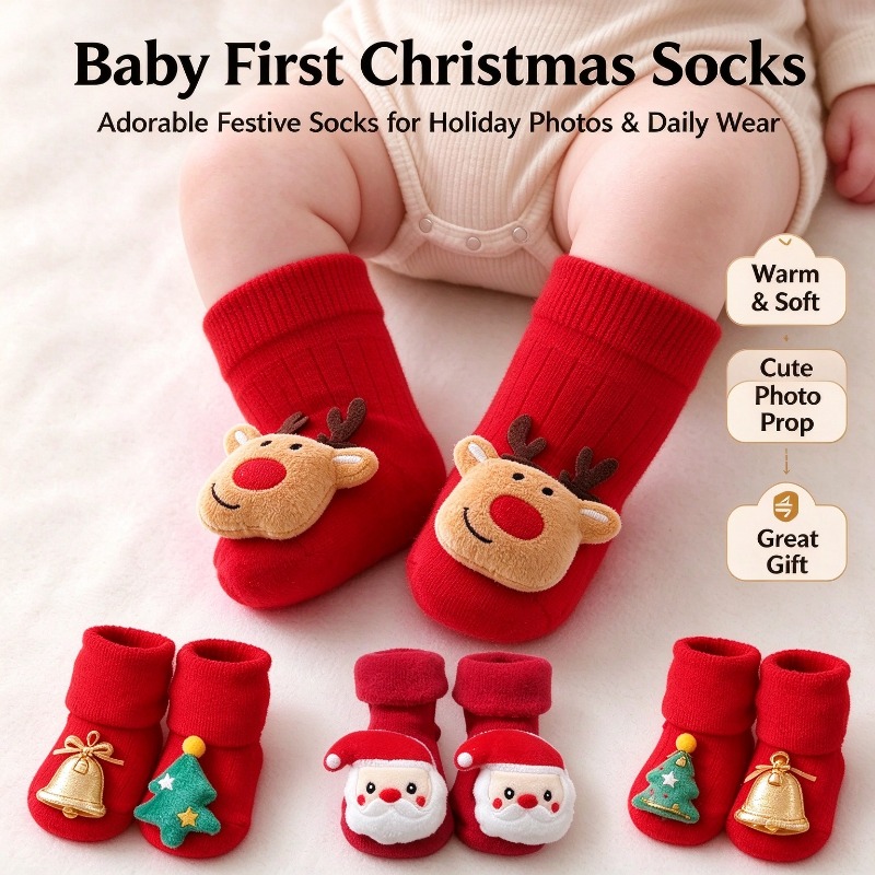 Unisex Baby Socks Non Slip - Kaus Kaki Anak-anak untuk Perempuan dan