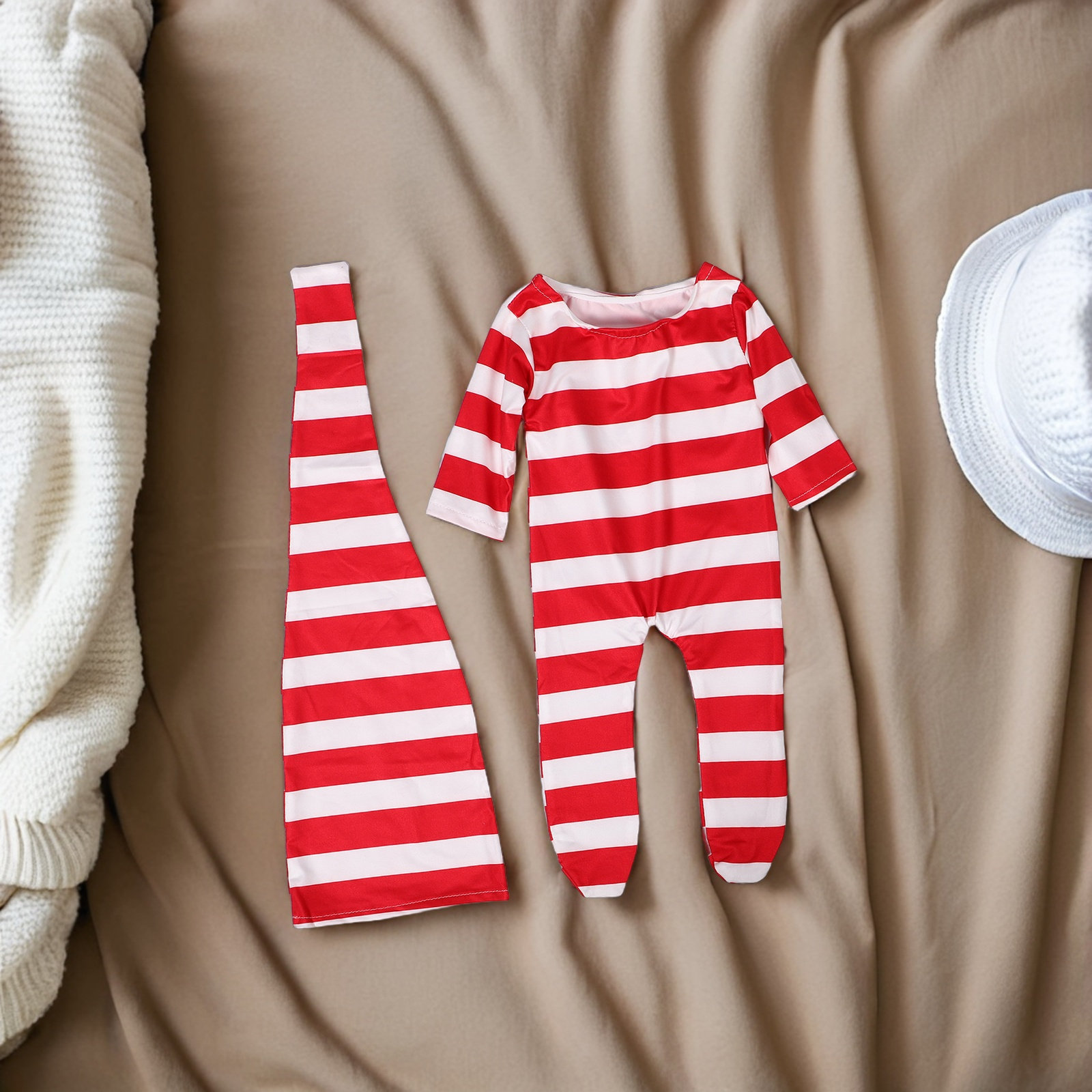 Newborn Baby Girl Romper Floral - Setelan Kostum untuk Sesi Foto Bayi